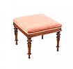 WILLIAM IV UPHOLSTERED STOOL at Ross's Online Art Auctions
