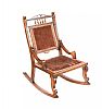 EDWARDIAN MAHOGANY ROOKING CHAIR at Ross's Online Art Auctions