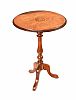 VICTORIAN INLAID WALNUT LAMP TABLE at Ross's Online Art Auctions