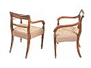 PAIR OF REGENCY MAHOGANY ARMCHAIRS at Ross's Online Art Auctions