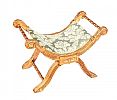 GILT CRADLE STOOL at Ross's Online Art Auctions