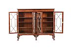 MAHOGANY FOUR DOOR BOOKCASE at Ross's Online Art Auctions
