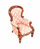CHILDS VICTORIAN STYLE UPHOLSTERED ARMCHAIR at Ross's Online Art Auctions