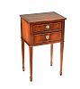 INLAID MAHOGANY BEDSIDE PEDESTAL at Ross's Online Art Auctions
