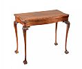 MAPLE & CO EDWARDIAN MAHOGANY TURN OVER LEAF CARD TABLE at Ross's Online Art Auctions
