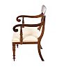 EARLY VICTORIAN MAHOGANY ARMCHAIR at Ross's Online Art Auctions