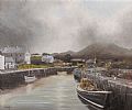 ANNALONG HARBOUR by James Lawson at Ross's Online Art Auctions