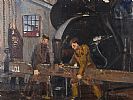 WORKING IN THE SHIPYARD by Tom Magarry at Ross's Online Art Auctions