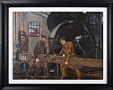 WORKING IN THE SHIPYARD by Tom Magarry at Ross's Online Art Auctions
