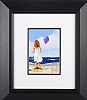 GIRL WITH PURPLE BALLOON by Michelle Carlin at Ross's Online Art Auctions