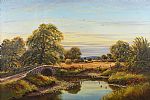 BLACKWATER NEAR AUGHNACLOY, COUNTY TYRONE by John S. Haggan at Ross's Online Art Auctions