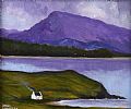 WHITE HOUSE AT MUCKISH by Sean Loughrey at Ross's Online Art Auctions