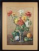 CHRYSANTHEMUMS & STILL LIFE by David Gould at Ross's Online Art Auctions