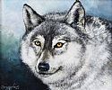 GREY WOLF by Andy Saunders at Ross's Online Art Auctions