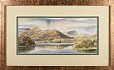 MOUNTAIN REFLECTIONS ON THE LOUGH by Brian Eden at Ross's Online Art Auctions