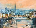HALFPENNY BRIDGE DUBLIN by Niall Campion at Ross's Online Art Auctions