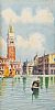 ST MARK'S SQUARE, VENICE by Italian School at Ross's Online Art Auctions