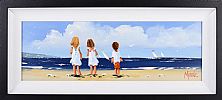 WATCHING THE BOATS by Michelle Carlin at Ross's Online Art Auctions