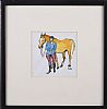 HORSE & JOCKEY by Brian Merry at Ross's Online Art Auctions