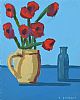 STILL LIFE, POPPIES by Ailish Sweeney at Ross's Online Art Auctions