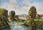 RIVER IN THE GLENS by Ray Cochrane at Ross's Online Art Auctions