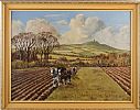 PLOUGHING BELOW SCRABO by George Bennett at Ross's Online Art Auctions