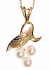 10CT GOLD PEARL NECKLACE at Ross's Online Art Auctions