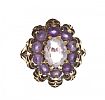 9CT GOLD AMETHYST RING
 at Ross's Online Art Auctions