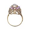 9CT GOLD AMETHYST RING
 at Ross's Online Art Auctions