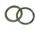 PAIR OF JADE BANGLES at Ross's Online Art Auctions