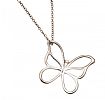 TIFFANY & CO. STERLING SILVER BUTTERFLY NECKLACE at Ross's Online Art Auctions
