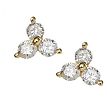 9CT GOLD DIAMOND EARRINGS at Ross's Online Art Auctions