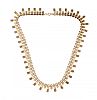 9CT GOLD FAN STYLE NECKLACE at Ross's Online Art Auctions
