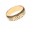 18CT GOLD ENGRAVED BAND at Ross's Online Art Auctions