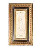 PAIR OF GILT FRAMED MARBLE PLAQUES at Ross's Online Art Auctions