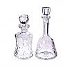 TWO CRYSTAL DECANTERS at Ross's Online Art Auctions