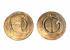 PAIR OF METAL WALL PLAQUES at Ross's Online Art Auctions