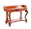 VICTORIAN SERPENTINE FRONT CONSOLE TABLE at Ross's Online Art Auctions