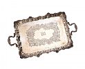 SILVER TWO HANDLED TRAY at Ross's Online Art Auctions