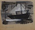 STUDY OF A BOAT by Norah McGuinness HRHA at Ross's Online Art Auctions