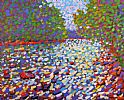 DAPPLED LIGHT ON THE RIVER by Paul Stephens at Ross's Online Art Auctions