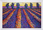 LAVENDER FIELD SUNRISE by Paul Stephens at Ross's Online Art Auctions