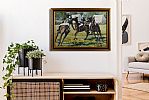 THE POLO MATCH by Coralie de Burgh Kinahan at Ross's Online Art Auctions