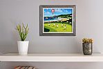 ANDY PATS WANDERING SHEEP ENJOYING A ROUND OF GOLF AT PORTRUSH by Andy Pat at Ross's Online Art Auctions