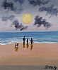 ON THE BEACH by John Ormsby at Ross's Online Art Auctions