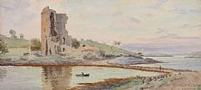 SKETTRIC CASTLE by Joseph William Carey RUA at Ross's Online Art Auctions