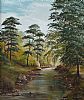 PINE TREES BY THE RIVER by Elmo De W. Orr at Ross's Online Art Auctions