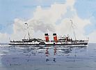 THE WAVERLEY PADDLE STEAMER by Kenny Hayes at Ross's Online Art Auctions