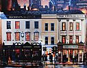 ROBINSONS BAR & THE CROWN BAR by George Callaghan at Ross's Online Art Auctions