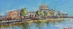 FOUR COURTS DUBLIN by Marie Devlin at Ross's Online Art Auctions